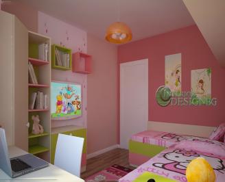 Детска стая за момиче Hello Kitty